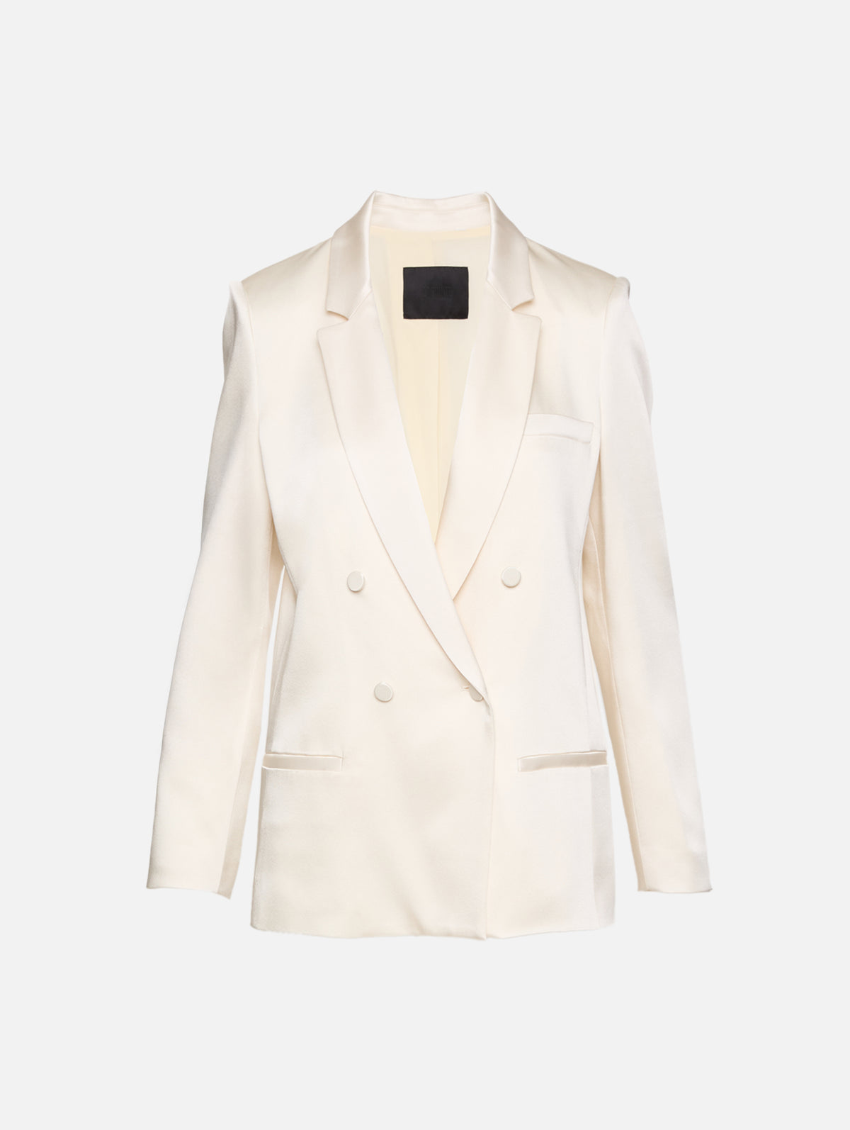 Double Breasted Blazer,LAPOINTE,CREAM,Image 1