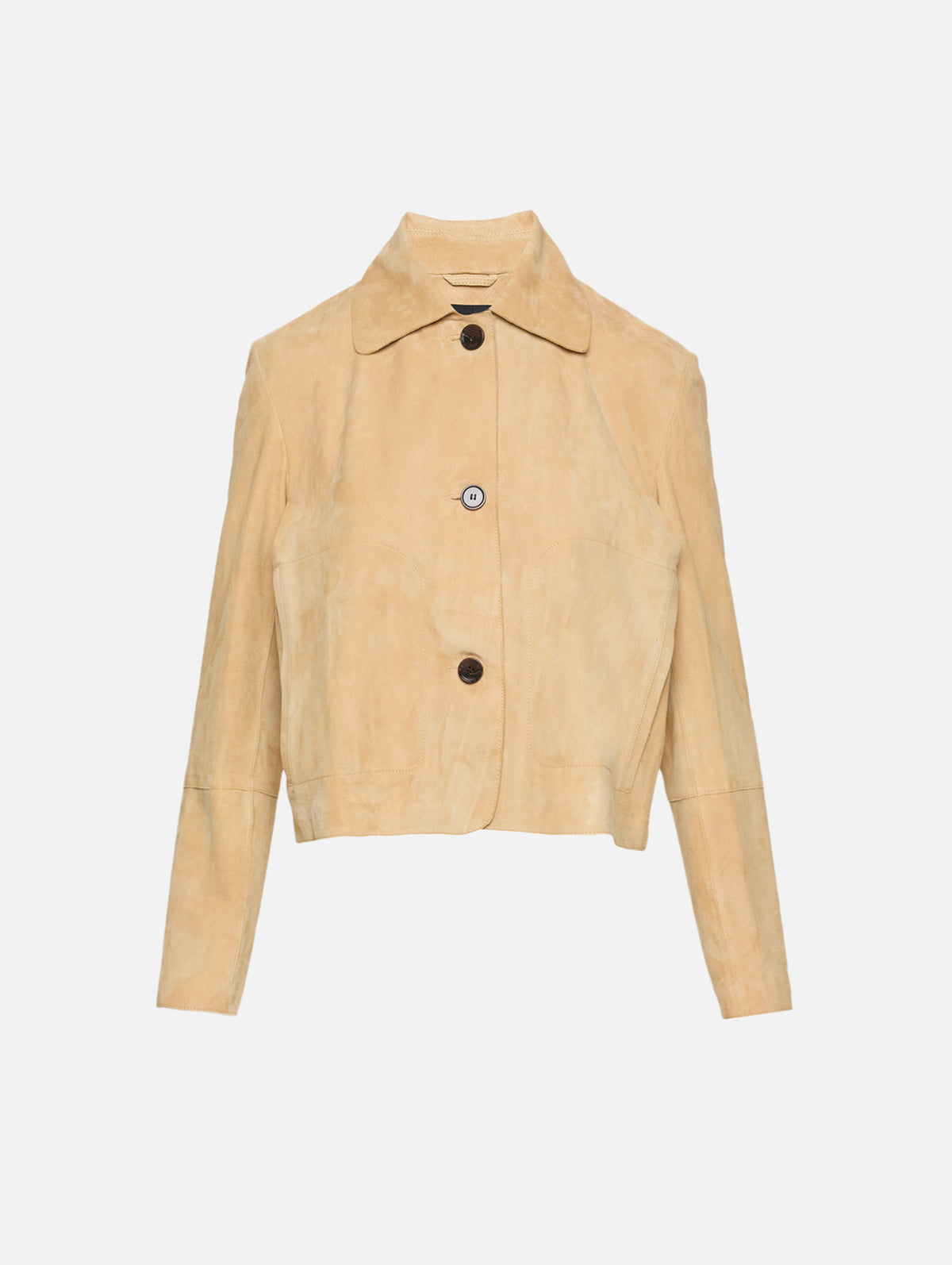 Emy Suede Jacket,ARMA,GRAVEL,Image 1