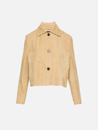 Emy Suede Jacket,ARMA,GRAVEL,Image 1