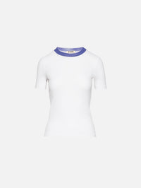 Ringer Tee,B SIDES,WHITE/BLUE,Image 1