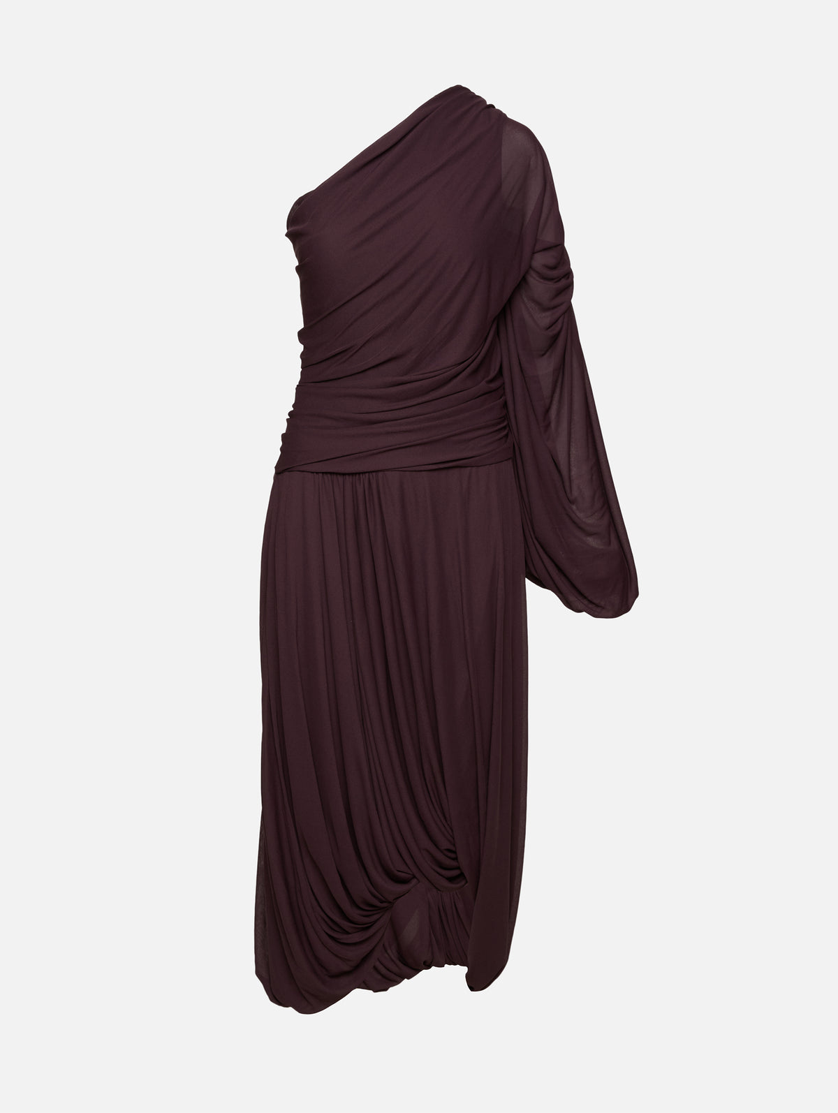 Bagri Dress,PROENZA SCHOULER,AUBERGINE,Image 1
