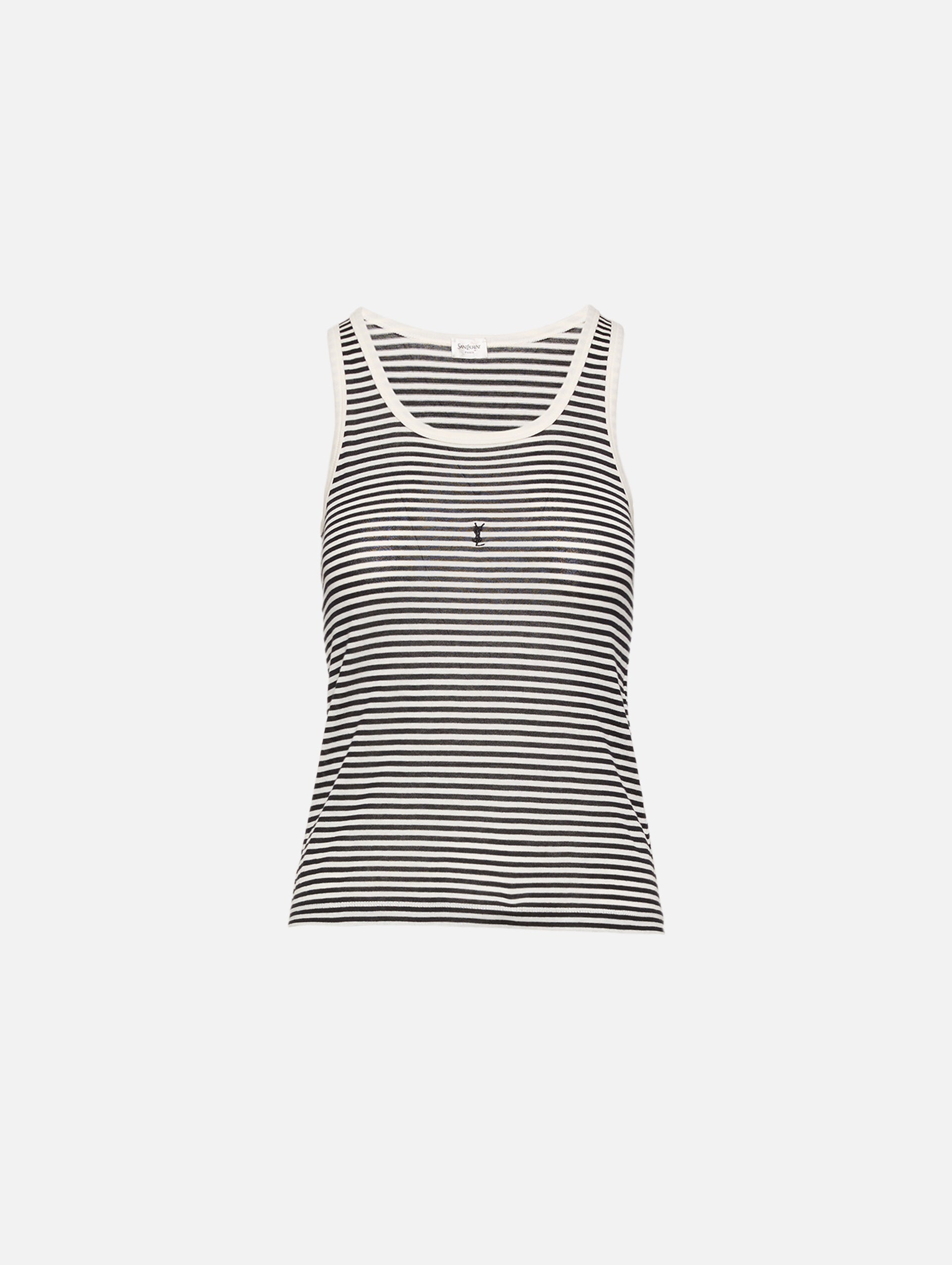 Broderie Cassandre Tank Top | SAINT LAURENT | elysewalker