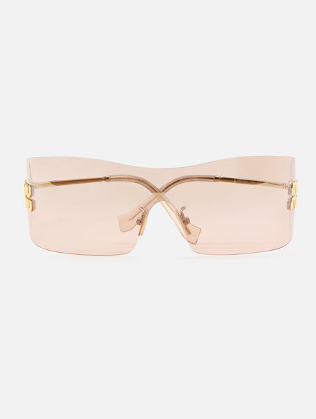 Rimless Sunglasses | MIU MIU EYEWEAR | elysewalker display picture 3