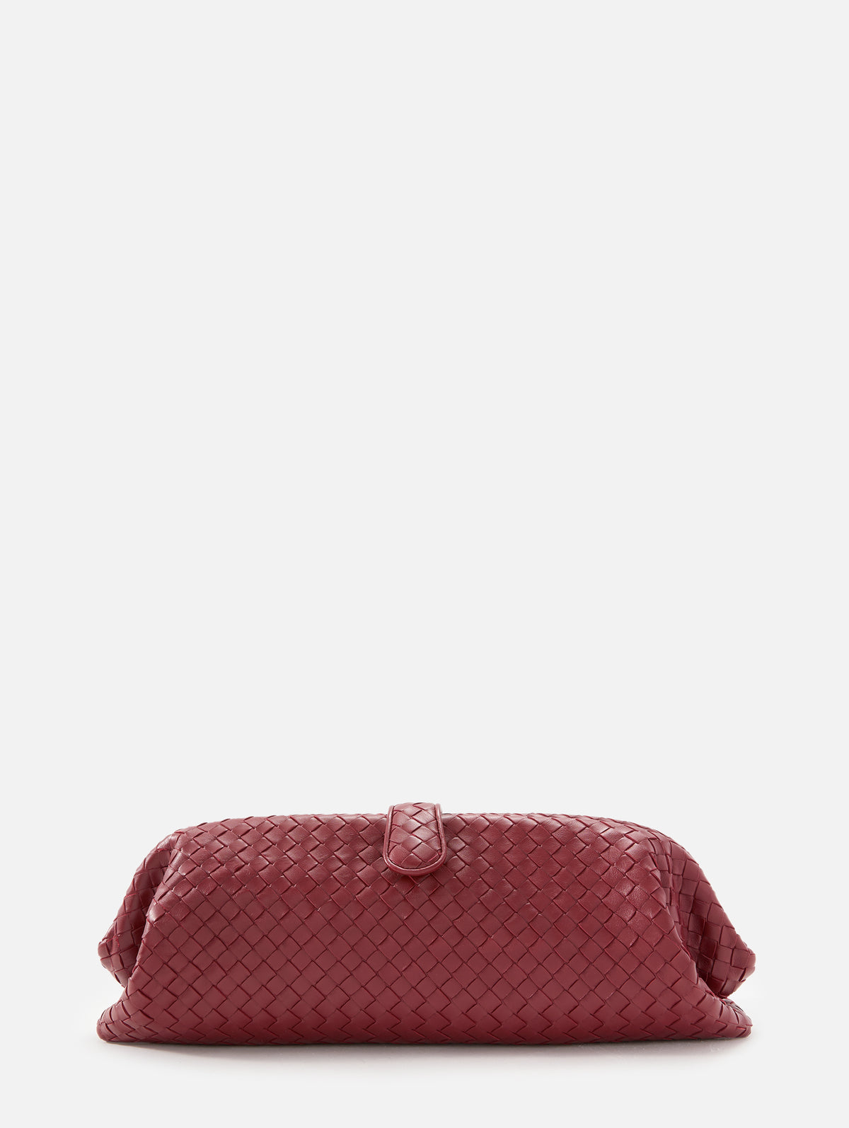 Lauren 1979 Clutch,BOTTEGA VENETA,LAVA RED,Image 1