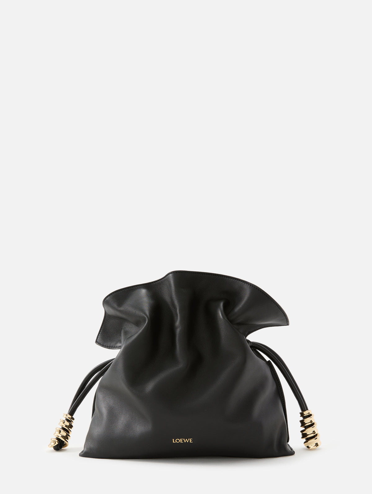 Flamenco Clutch,LOEWE,BLACK,Image 1