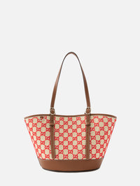 Summer Tote,GUCCI,CREAM,Image 1