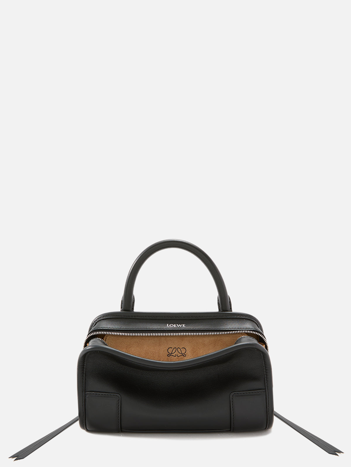 Amazona Mini Tote,LOEWE,BLACK,Image 1
