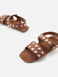 Boden Flat,KHAITE,DARK TAN,Image 2