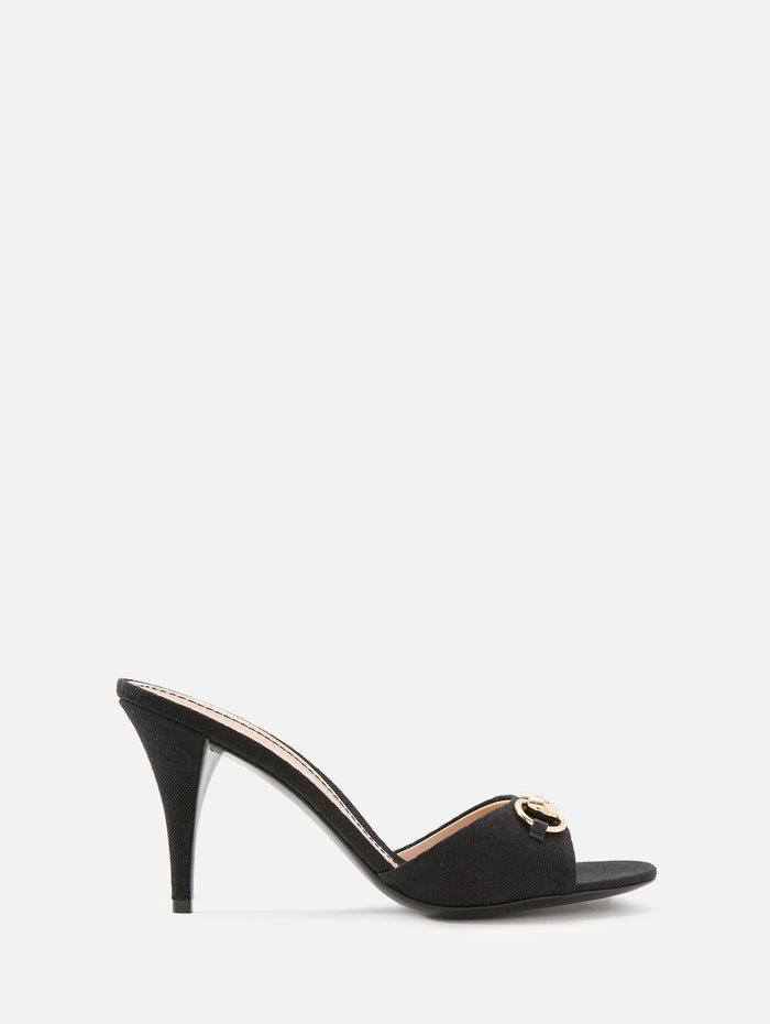 Erin Mule Heel,GUCCI,BLACK,Image 1