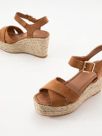 Samantha Wedge,ELYSEWALKER LABEL,COGNAC SUEDE,Image 2