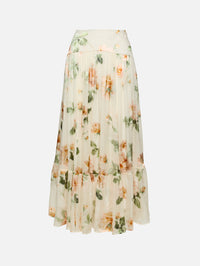 Carousel Burnout Midi Skirt,ZIMMERMANN,CREAM ROSE,Image 1