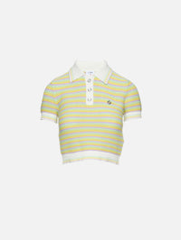 Bourgeois Stripe Polo Shirt,CASABLANCA,MULTI,Image 1
