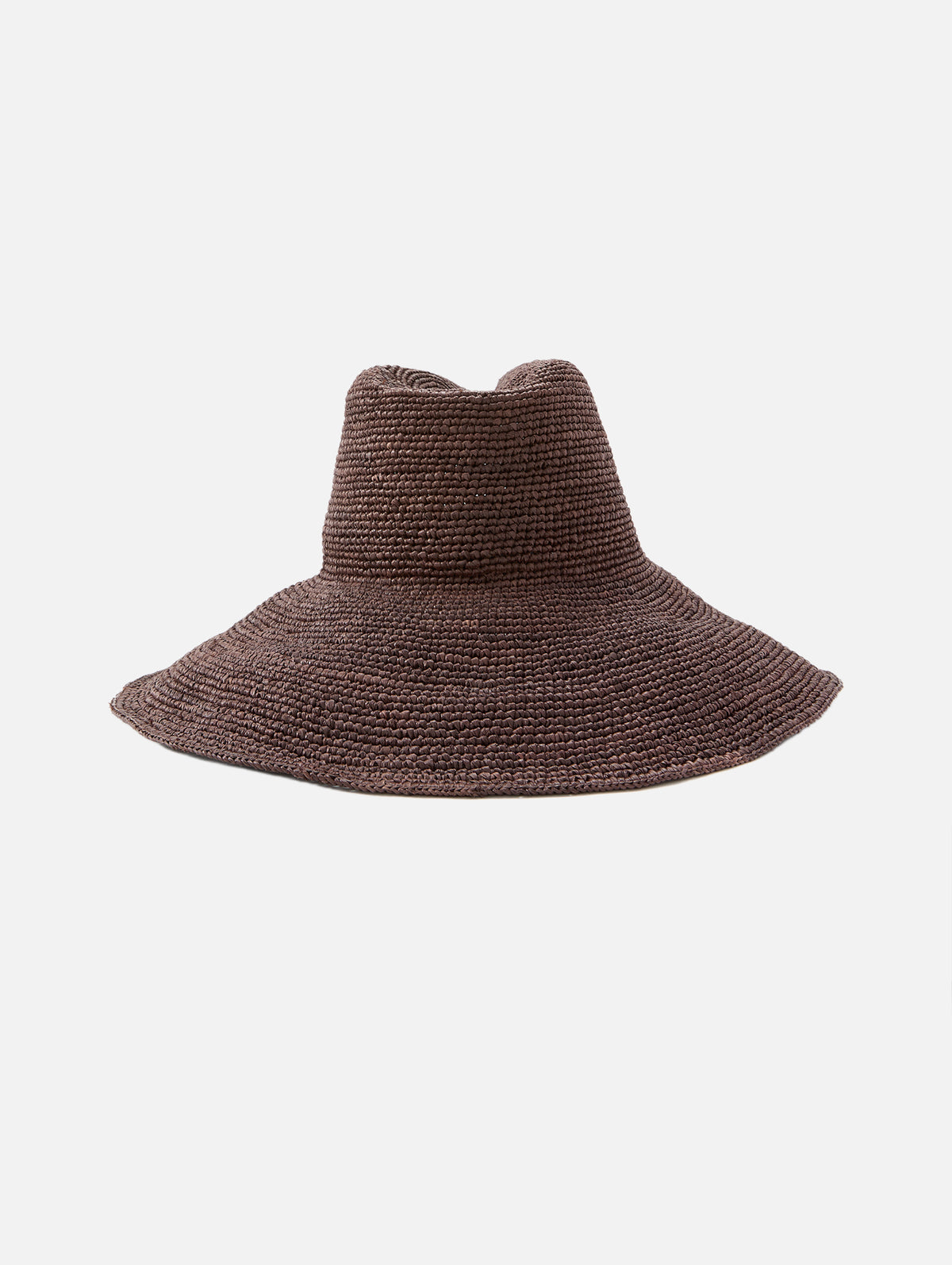 Waverly Wide Brim Hat,JANESSA LEONE,CHOCOLATE,Image 1