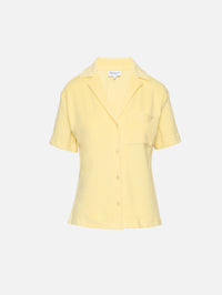 Towelling Resort Shirt,HUNZA G,BUTTER,Image 1