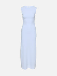 Drape Dress,BIRROT,BABY BLUE,Image 1