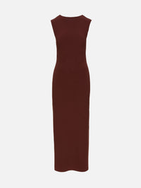Drape Dress,BIRROT,BRICK,Image 1