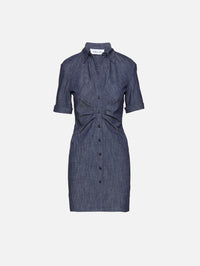 ONDINE Shortsleeve Shirtdress,CALLAS MILANO,DARK NAVY,Image 1