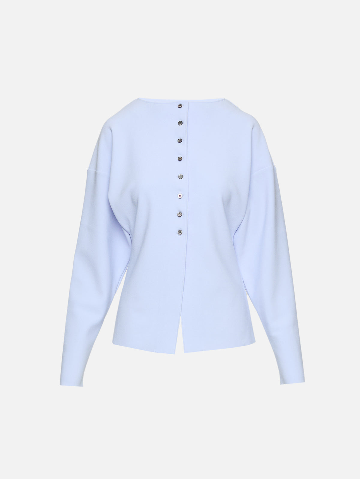 LAY2 Boatneck Cardigan,BIRROT,BABY BLUE,Image 1