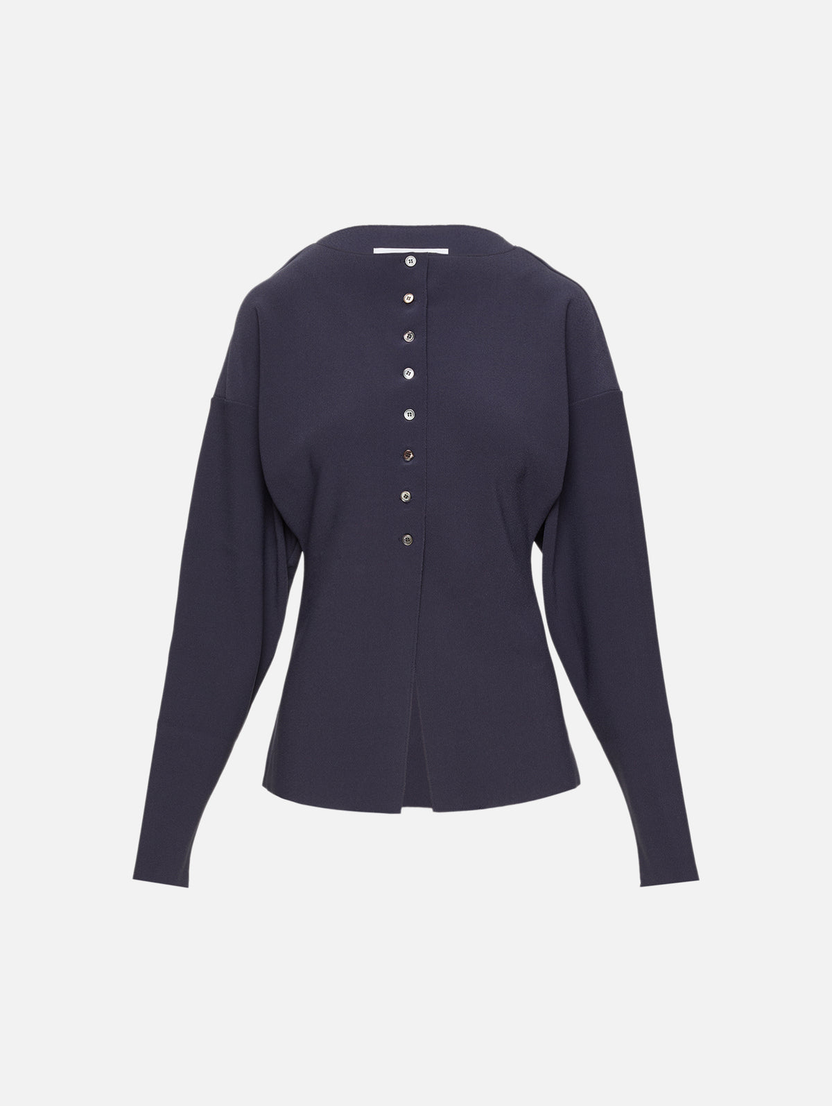 LAY2 Boatneck Cardigan,BIRROT,INDIGO,Image 2