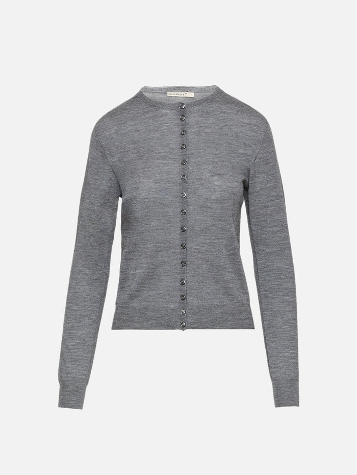 Crosby Seamless Cardigan,KALLMEYER,HEATHER GREY,Image 1