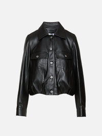 Leather Jacket,LOEWE,BLACK,Image 1