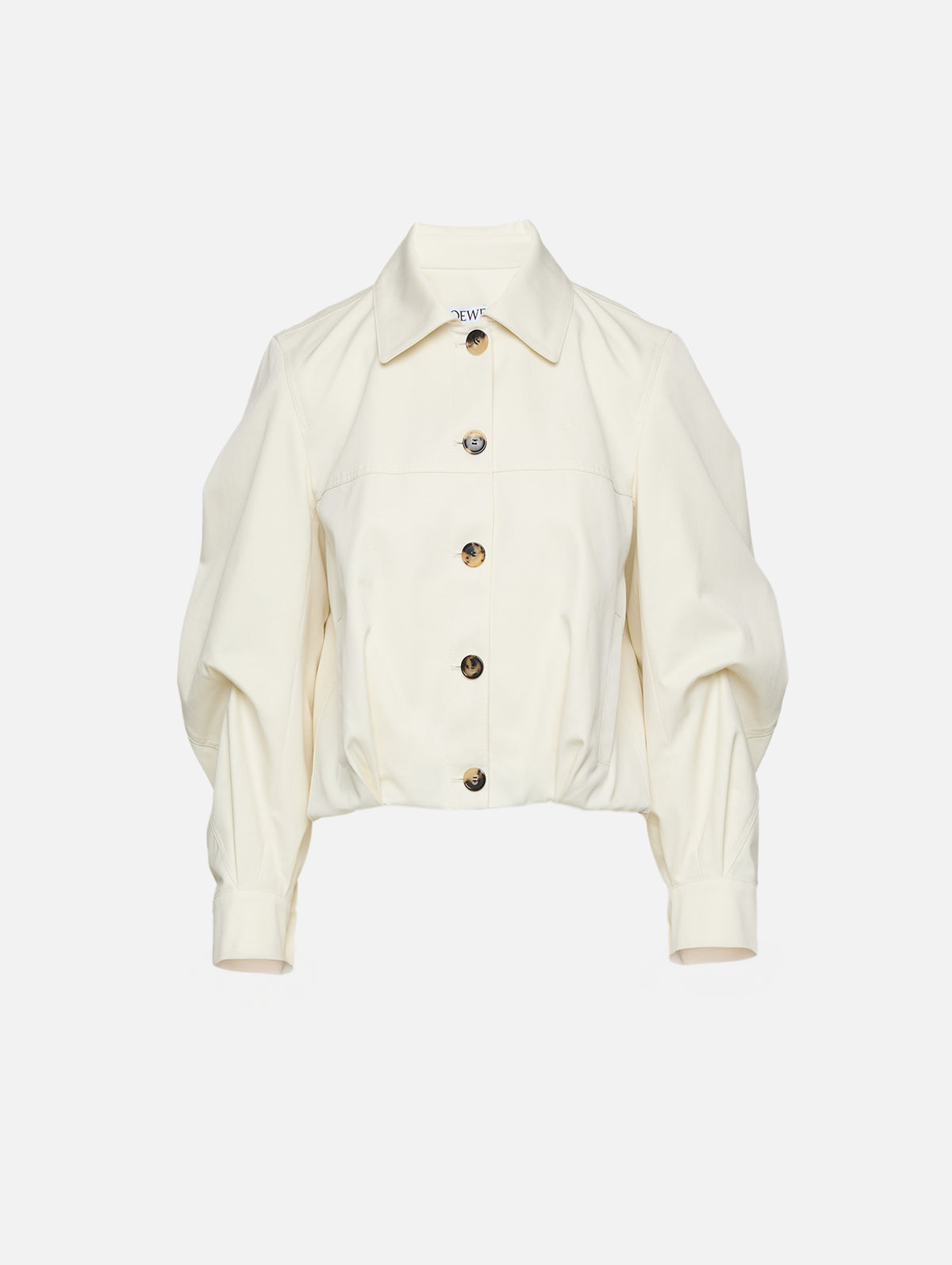 Button Down Jacket,LOEWE,IVORY,Image 1