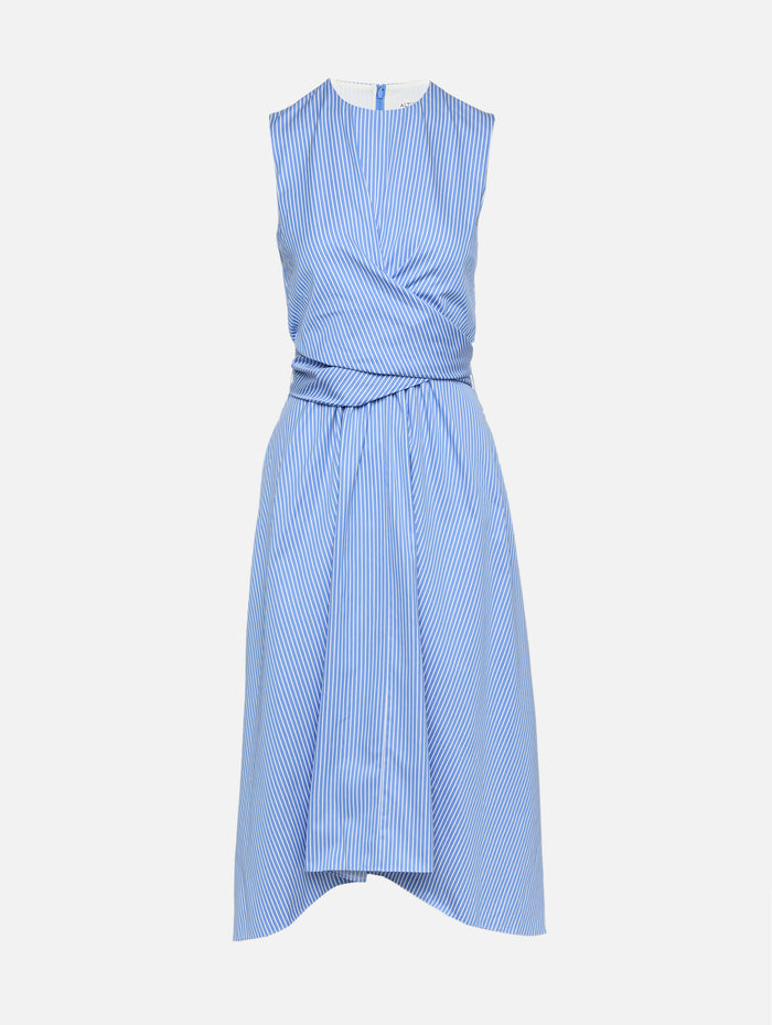 Penny Dress,ALTUZARRA,AZURE STRIPE,Image 1