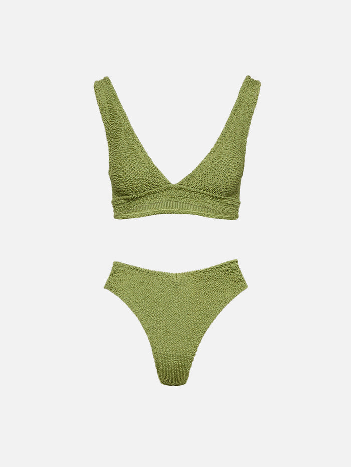 Angel Bikini,HUNZA G,METALLIC MOSS,Image 1