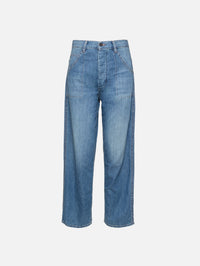 Whitney Denim Pant,NILI LOTAN,DELANCEY WASH,Image 1