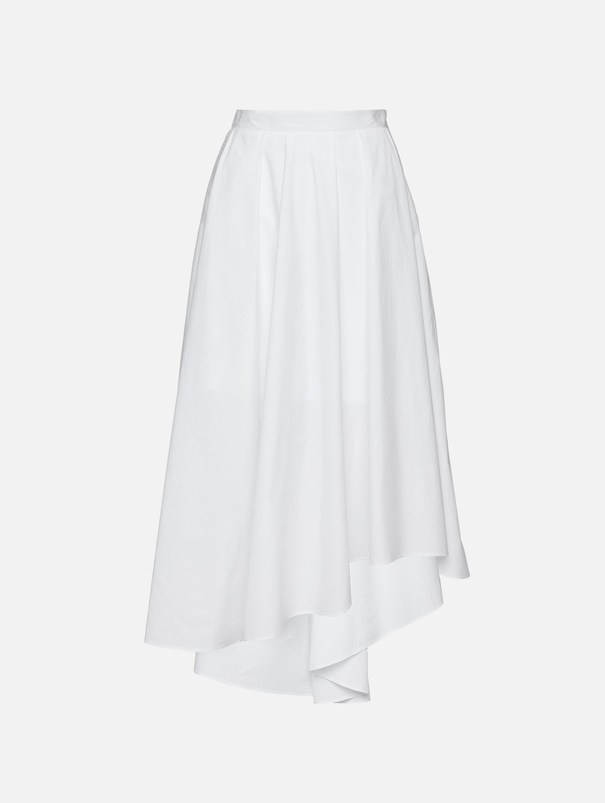 Asymmetrical Skirt,TWP,WHITE,Image 2