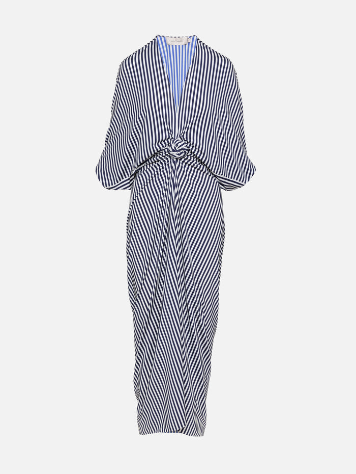 Fiore Tunic Dress,SILVIA TCHERASSI,BLUE STRIPES,Image 1