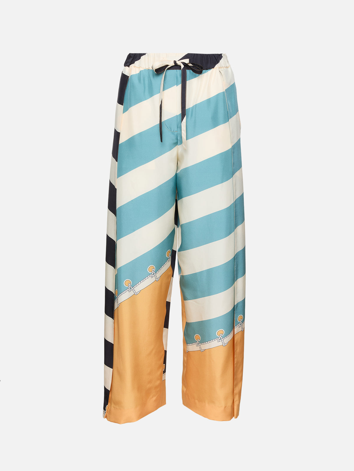 Trouser,LOEWE,ORANGE MULTI,Image 2