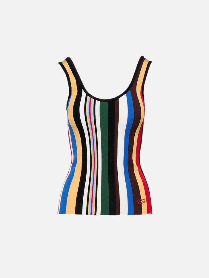 Tank Top,LOEWE,RED MULTI,Image 1