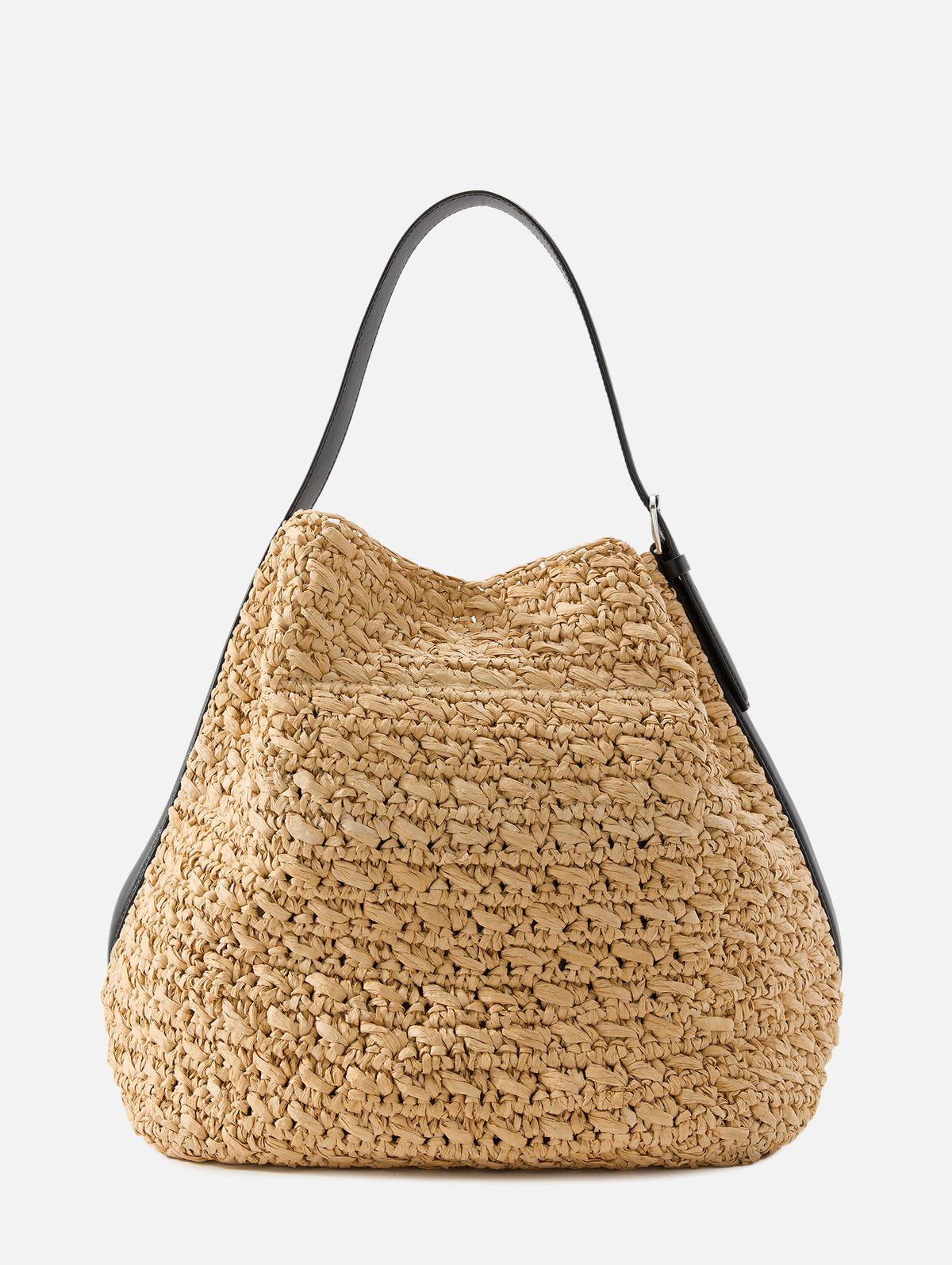 Belted Raffia Tote,TOTÉME,NATURAL,Image 3