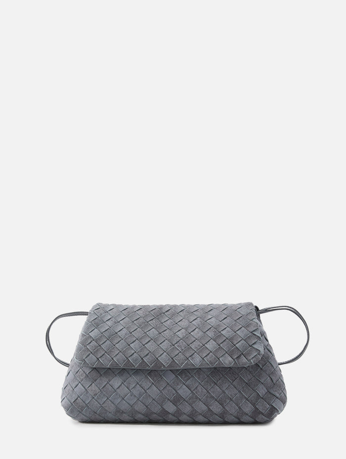 Giorno Crossbody Dustbag,BOTTEGA VENETA,CLOUDY GRAY,Image 1