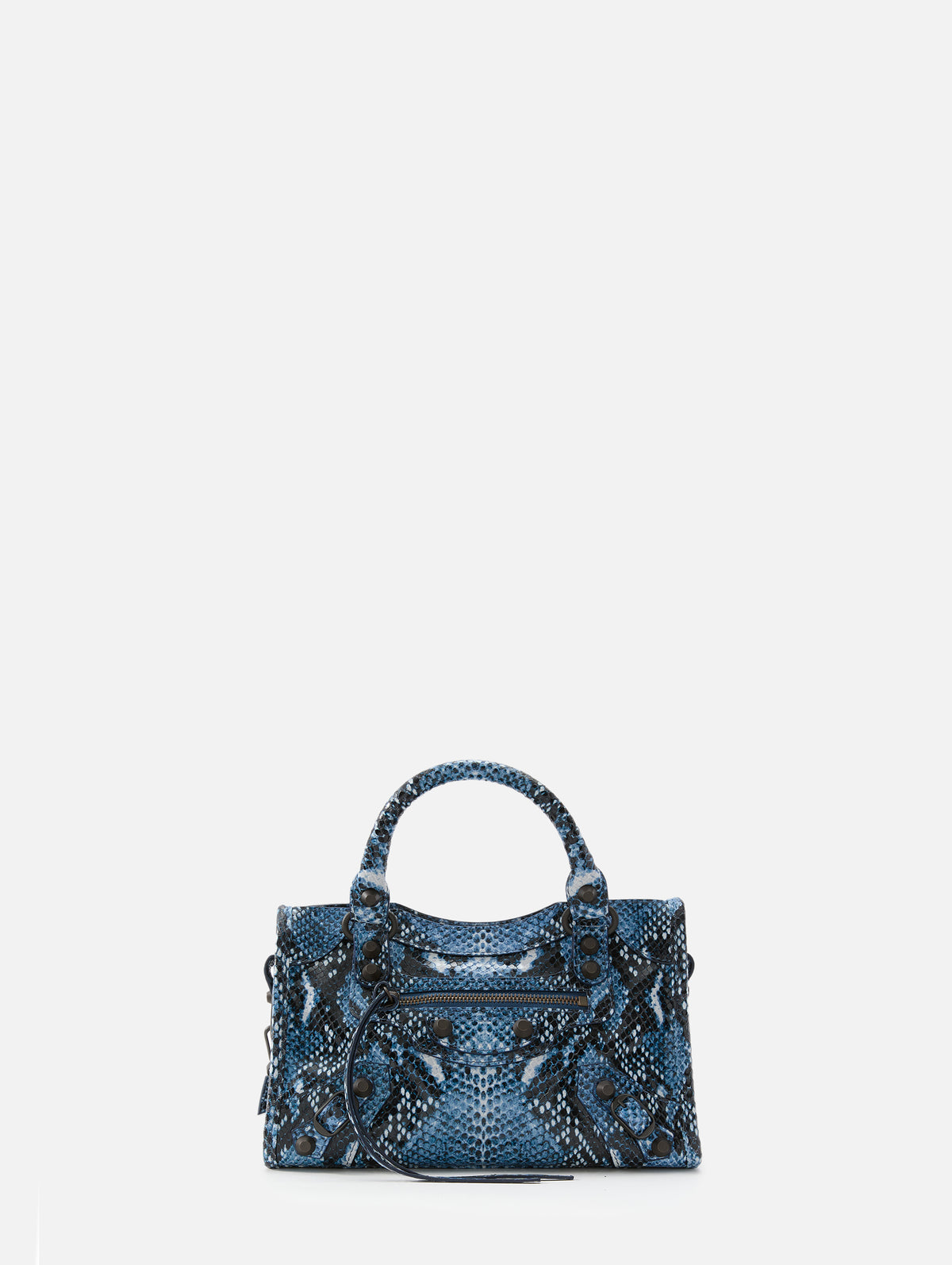 Snake Le City Bag,BALENCIAGA,BLUE,Image 1