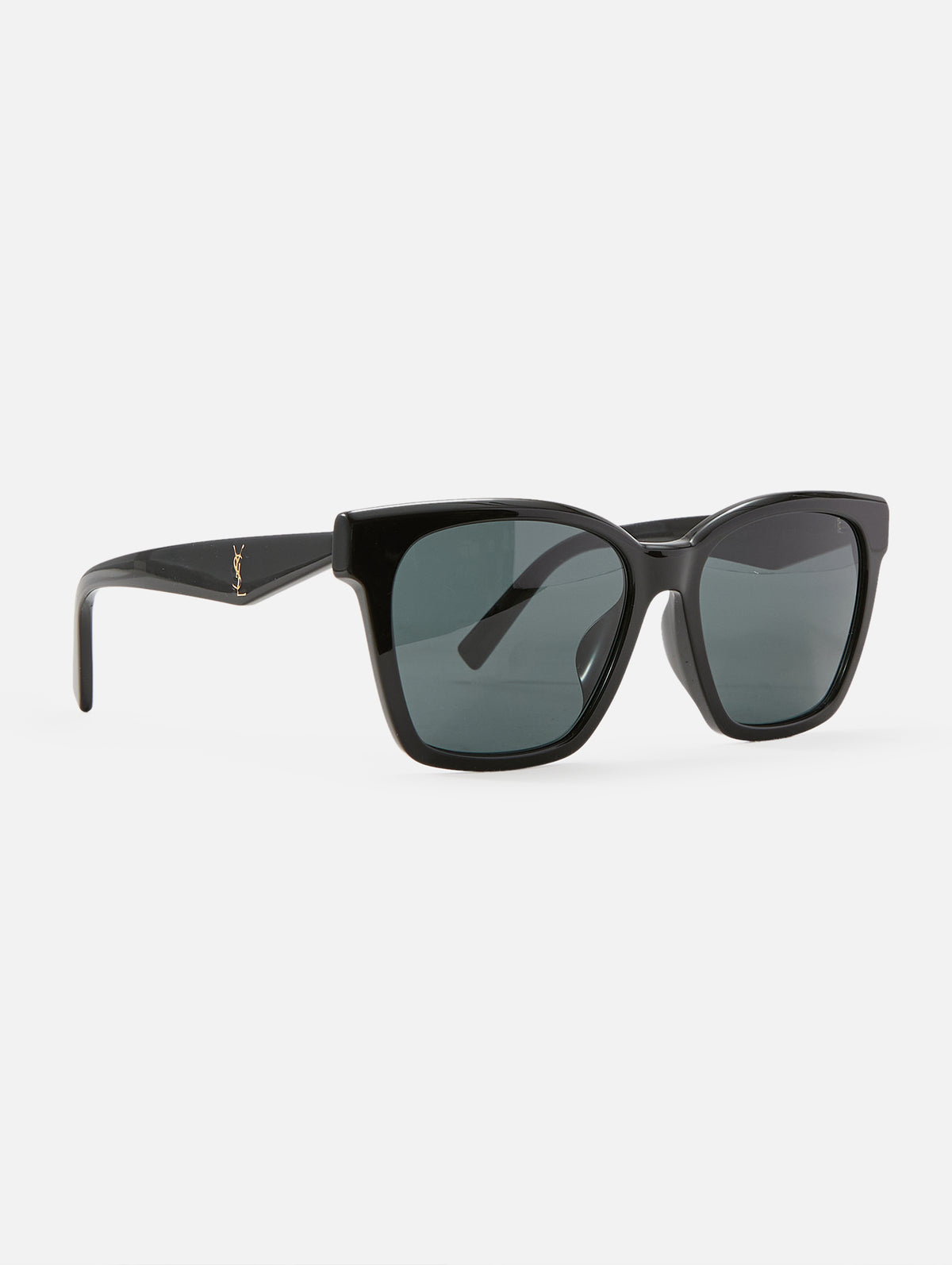 Square Frame,KERING EYE- SAINT LAURENT,BLACK,Image 2
