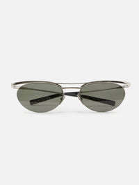 Wire Bar Frame,KERING EYE- SAINT LAURENT,SILVER,Image 1