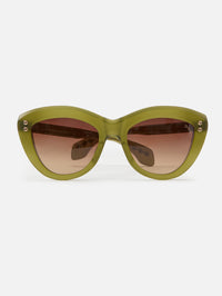 Model VII Sunglasses,HOORSENBUHS,MATTE ARMY GREEN,Image 1