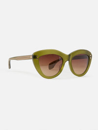 Model VII Sunglasses,HOORSENBUHS,MATTE ARMY GREEN,Image 2