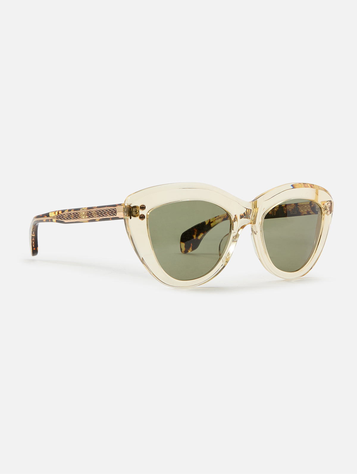 Model VII Sunglasses,HOORSENBUHS,WHEAT CRYSTAL,Image 2