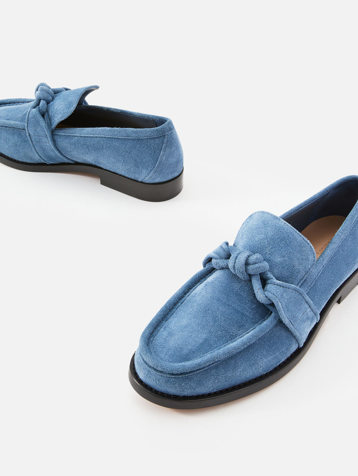 Astaire Loafer,BOTTEGA VENETA,BLUE VENEZIA,Image 2