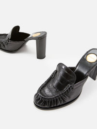 Le Loafer Mule 90mm,SAINT LAURENT,NOIR,Image 2