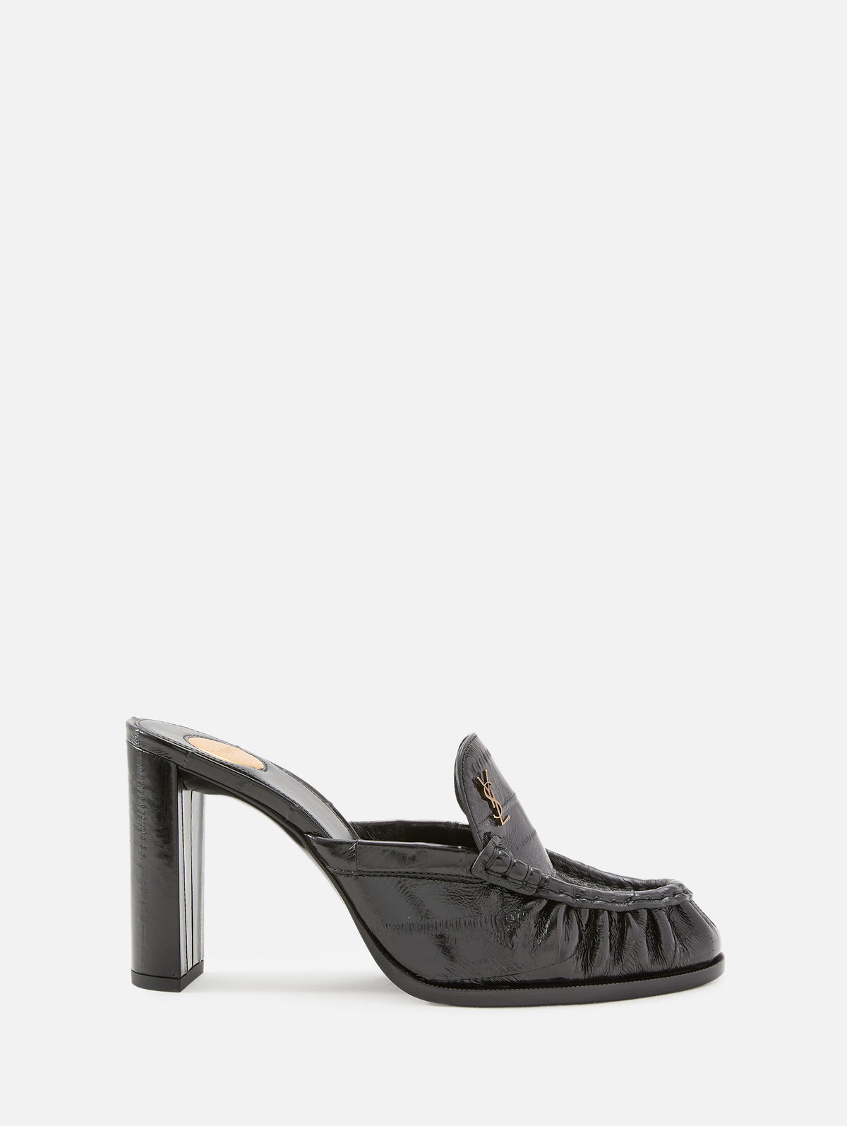 Le Loafer Mule 90mm,SAINT LAURENT,NOIR,Image 1