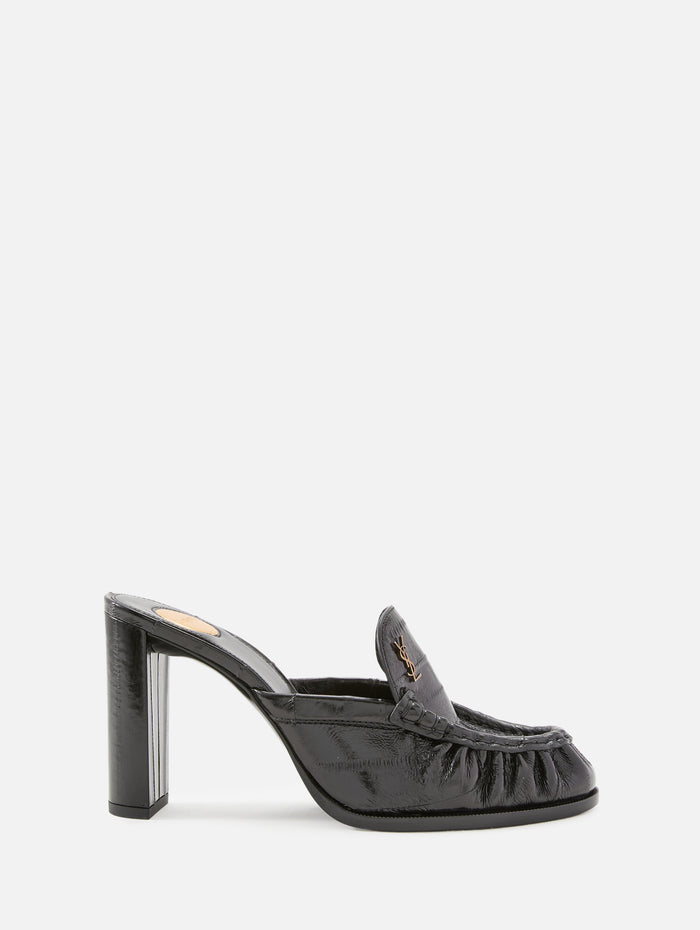 Le Loafer Mule 90mm,SAINT LAURENT,NOIR,Image 1