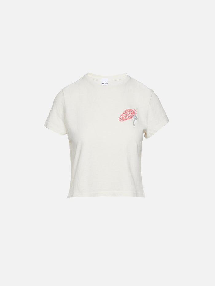 1950S Boxy Tee,RE/DONE,VINTAGE WHITE,Image 1