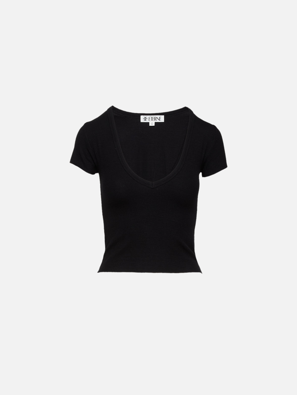 Baby Tee,ÉTERNE,BLACK,Image 1