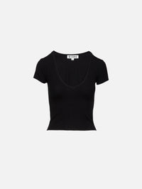 Baby Tee,ÉTERNE,BLACK,Image 1