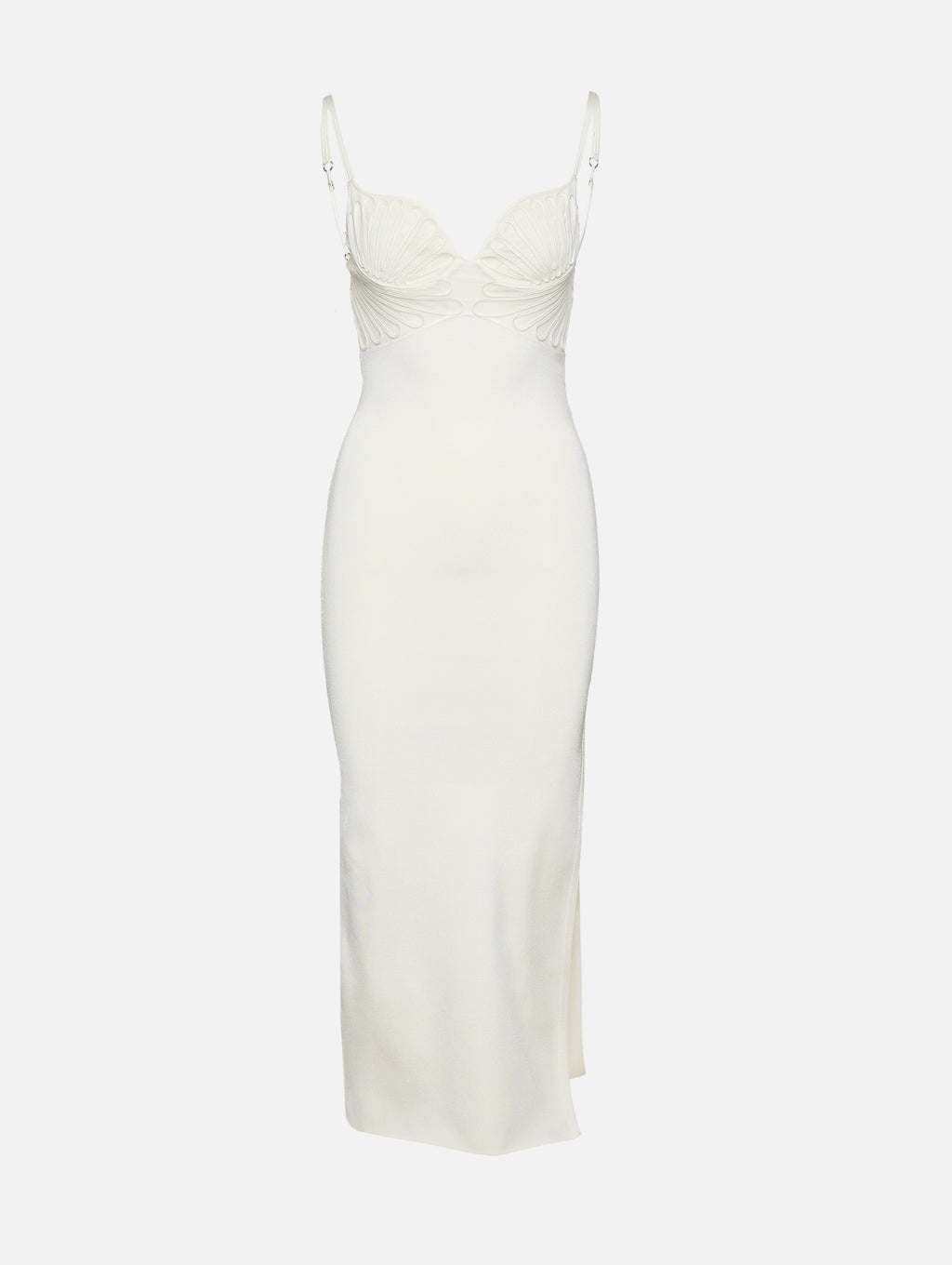 galvan slip dress Provence satin Galvan Ized Silk Slip Dress