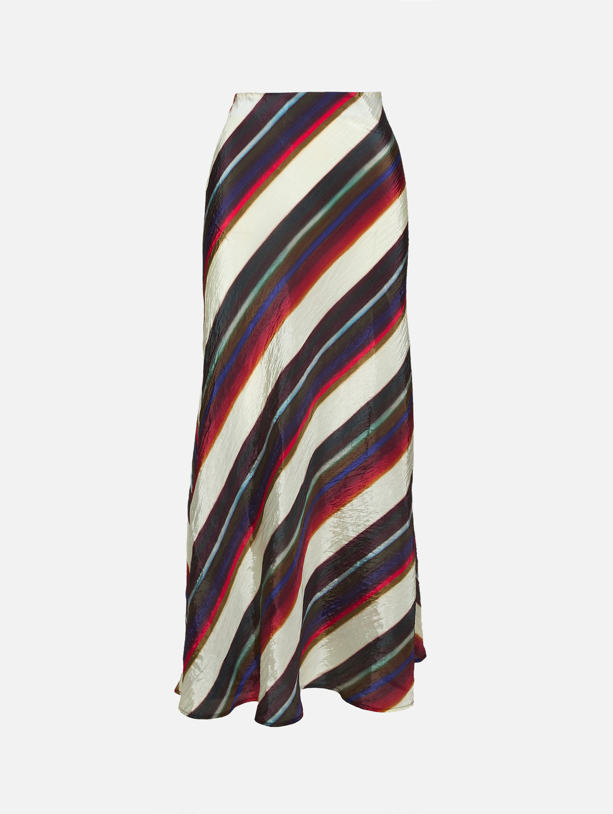 Morris Stripe Skirt,CHRISTOPHER JOHN ROGERS,CALLA LILY MULT,Image 1